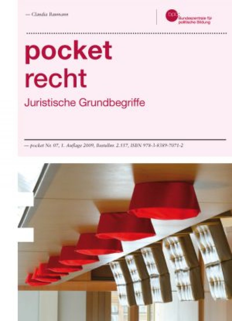 Pocket Recht - Juristische Grundbegriffe | Pocket | Bpb.de