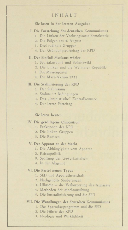 Von Rosa Luxemburg zu Walter Ulbricht. Wandlungen des deutschen Kommunismus, APuZ 32/1959
