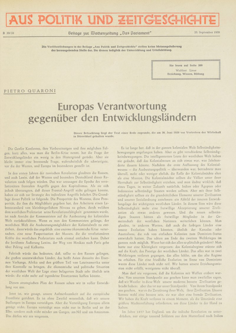 APuZ 39/1959 | Suchen Sie Im APuZ Archiv | Bpb.de