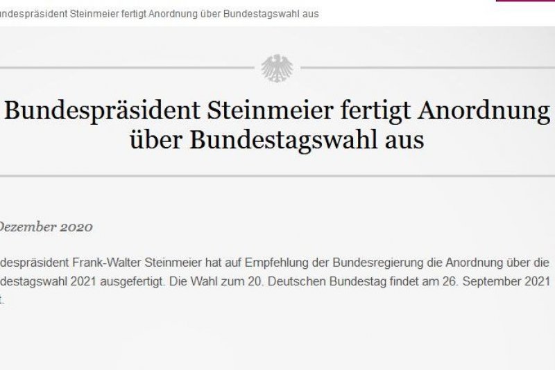 Wahltermin | Wahlen In Deutschland: Grundsätze, Verfahren, Analysen ...