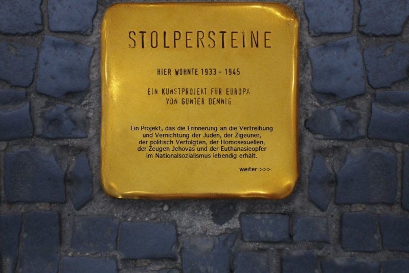 Stolpersteine Themen Bpb De   750945 Teaser 3x2 800 