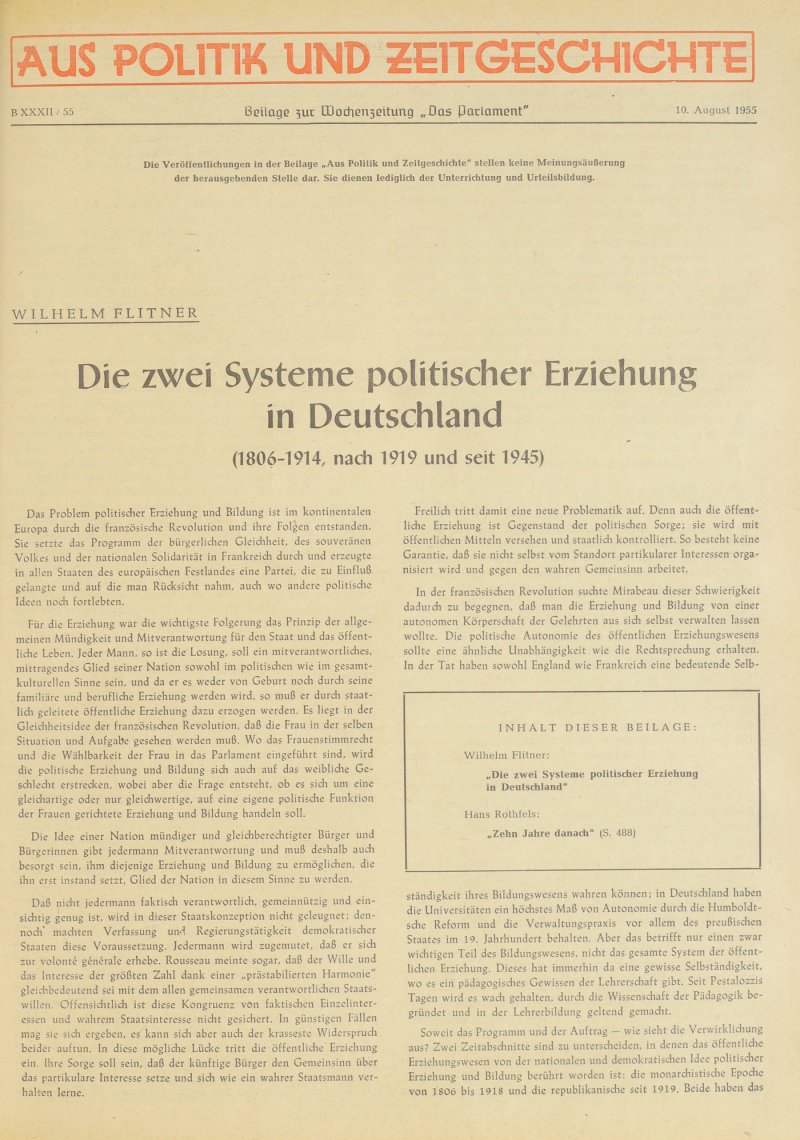 APuZ 32/1955 | Suchen Sie Im APuZ Archiv | Bpb.de