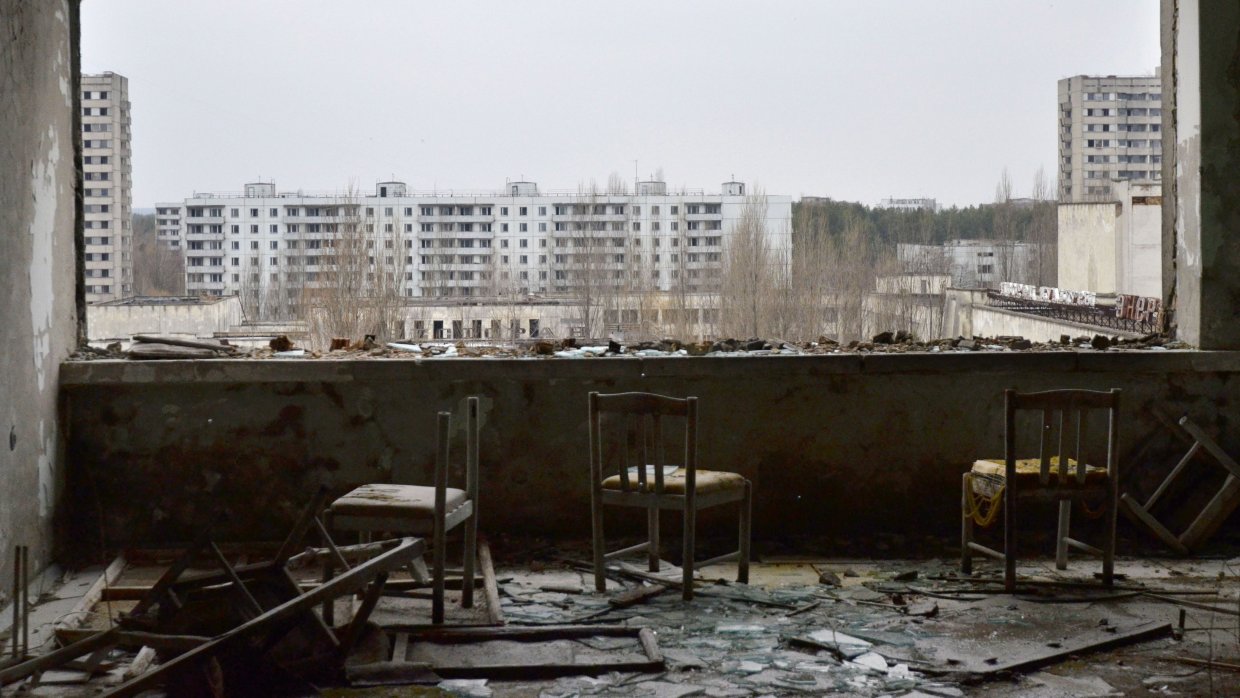 Karte des Kernkraftwerks Tschernobyl