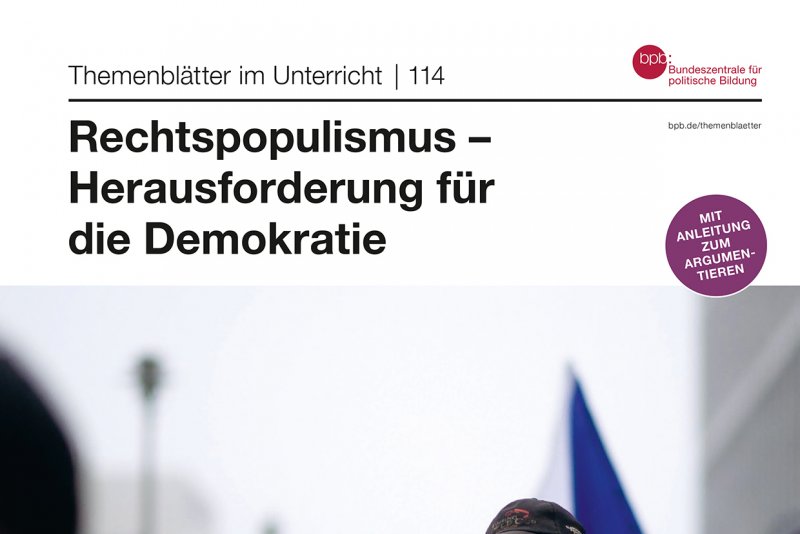 Im Praxistest: Themenblätter Im Unterricht "Rechtspopulismus ...