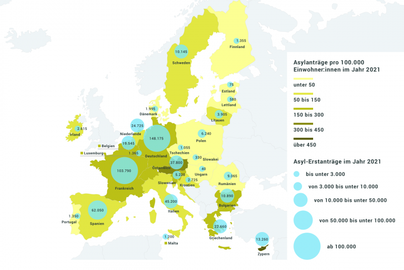 Mobilität In Der EU In Grafiken | EU-Migrations- Und Asylpolitik | Bpb.de